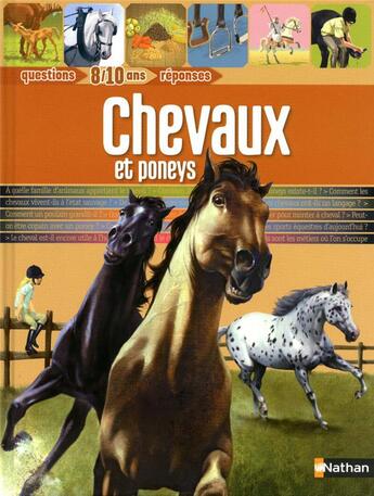 Couverture du livre « Chevaux et poneys » de Frappier/Nadel aux éditions Nathan