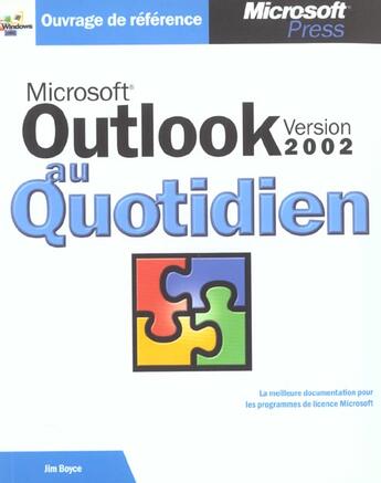 Couverture du livre « Outlook ; Edition 2002 » de Boyce aux éditions Microsoft Press