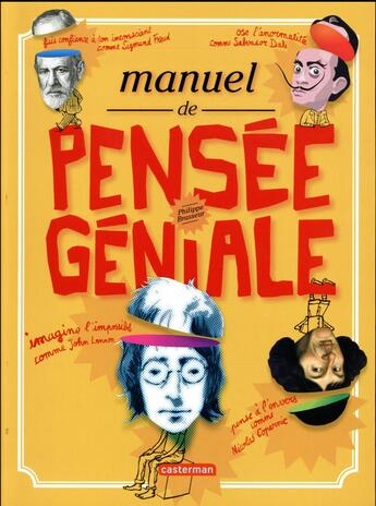 Couverture du livre « Manuel de pensée géniale » de Virginie Berthemet et Philippe Brasseur aux éditions Casterman