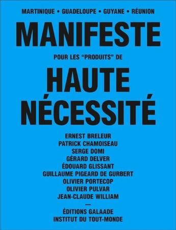 Couverture du livre « Manifeste pour les 