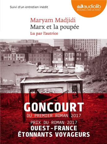 Couverture du livre « Marx et la poupee - livre audio 1cd mp3 - suivi d'un entretien avec l'auteure » de Maryam Madjidi aux éditions Audiolib