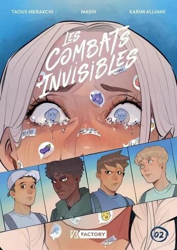 Couverture du livre « Les combats invisibles Tome 2 » de Taous Merakchi et Karim Alliane et Mashi aux éditions Vega Dupuis