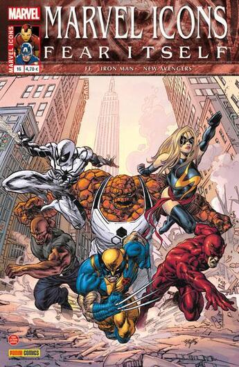 Couverture du livre « Marvel icons v2 16 (fear itself) » de Fraction/Hickman aux éditions Panini Comics Mag