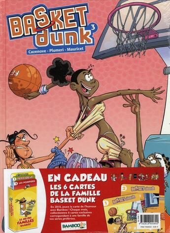 Couverture du livre « Basket dunk T.3 » de Christophe Cazenove et Arnaud Plumeri et Mauricet aux éditions Bamboo