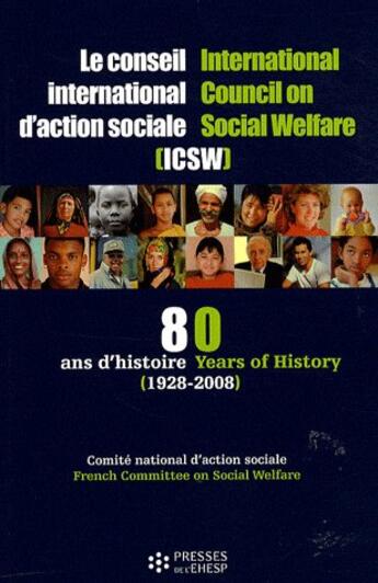 Couverture du livre « Conseil International D Action Sociale » de Comite National aux éditions Ehesp