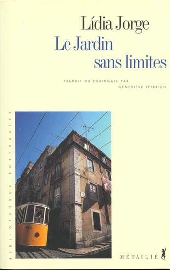 Couverture du livre « Jardin sans limites (le) » de Lidia Jorge aux éditions Metailie