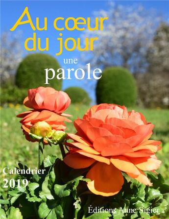 Couverture du livre « Au coeur du jour une parole (édition 2019) » de  aux éditions Mediaspaul