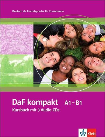 Couverture du livre « Daf kompakt a1-b1 - livre de l'eleve + 3 cd » de  aux éditions La Maison Des Langues