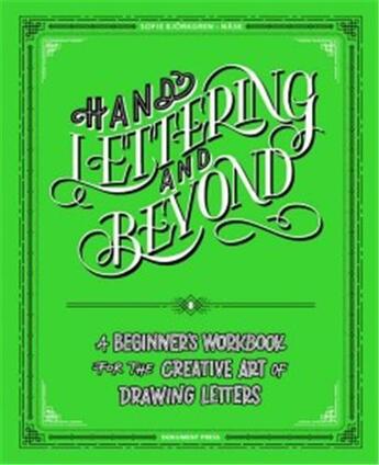 Couverture du livre « Hand lettering and beyond /anglais » de Bjorkgren Nase Sofie aux éditions Dokument Forlag