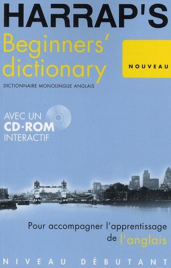 Couverture du livre « Harrap's beginners dictonary » de  aux éditions Harrap's