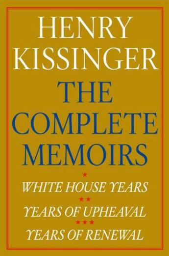 Couverture du livre « Henry Kissinger The Complete Memoirs E-book Boxed Set » de Henry Kissinger aux éditions Simon & Schuster