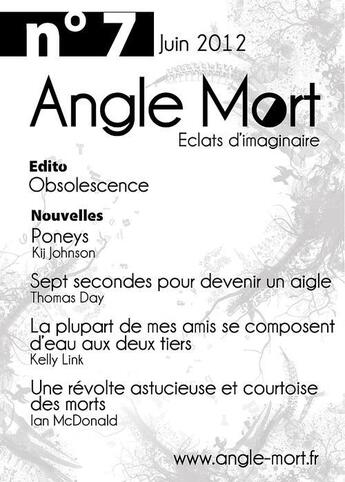 Couverture du livre « Revue Angle Mort T.7 » de Revue Angle Mort aux éditions Angle Mort