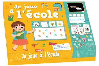 Couverture du livre « Je joue a l'ecole (coll. mes jeux comme les grands) » de Anne-France Tapella aux éditions Philippe Auzou