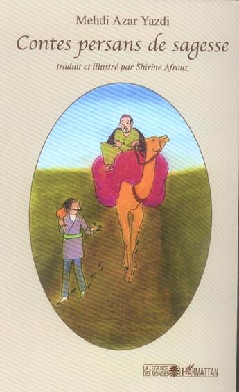 Couverture du livre « Contes persans de sagesse » de Shirine Afrouz aux éditions L'harmattan