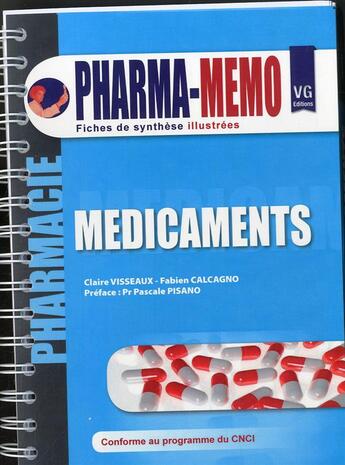 Couverture du livre « Pharma memo medicaments 2013 » de C.Visseaux aux éditions Vernazobres Grego