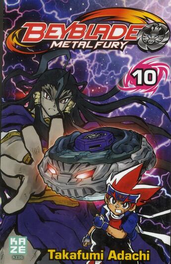 Couverture du livre « Beyblade - metal Tome 10 » de Adachi Takafumi aux éditions Kaze