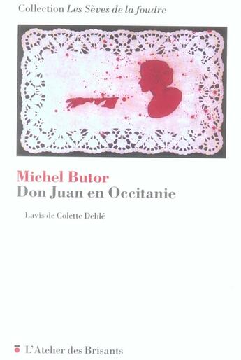 Couverture du livre « Don Juan en Occitanie » de Michel Butor et Colette Deble aux éditions Atelier Des Brisants