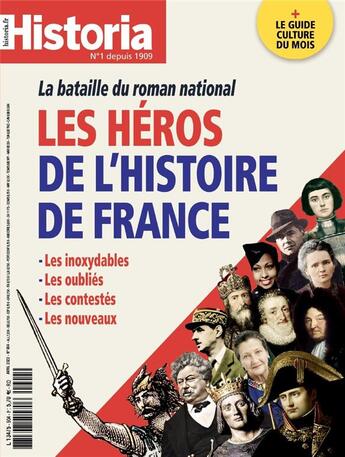 Couverture du livre « Historia n 904 - les heros de l'histoire de france - avril 2022 » de  aux éditions L'histoire