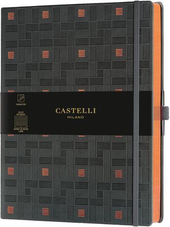 Couverture du livre « Carnet c&g très grand format ligné trame copper » de  aux éditions Castelli Milano