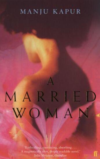 Couverture du livre « A Married Woman » de Kapur Manju aux éditions Faber And Faber Digital
