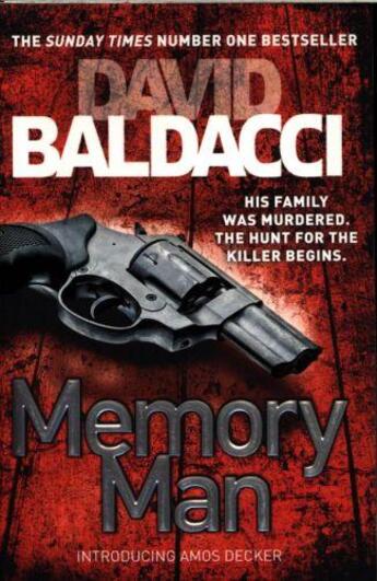 Couverture du livre « THE MEMORY MAN » de David Baldacci aux éditions Pan Macmillan