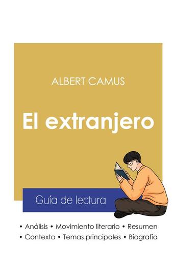 Couverture du livre « Guia de lectura el extranjero de Albert Camus (analisis literario de referencia y resumen completo) » de  aux éditions Paideia Educacion