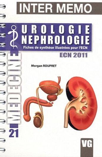 Couverture du livre « Inter memo urologie nephrologie » de Roupret M. aux éditions Vernazobres Grego