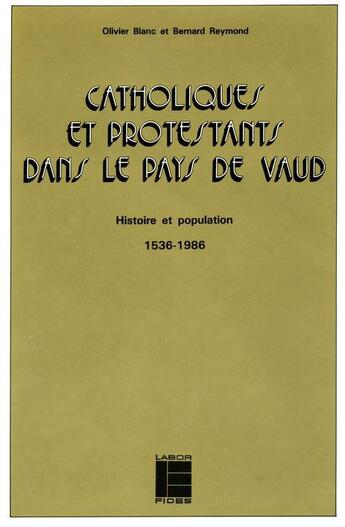 Couverture du livre « Catho protest dans pays vaud » de  aux éditions Labor Et Fides