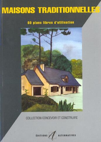 Couverture du livre « Maisons traditionnelles » de Michel Matana aux éditions Alternatives