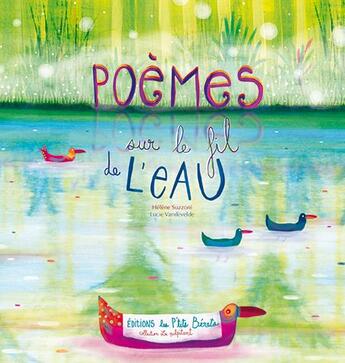 Couverture du livre « Poèmes sur le fil de l'eau » de Helene Suzzoni et Lucie Vadevelde aux éditions Orso Editions