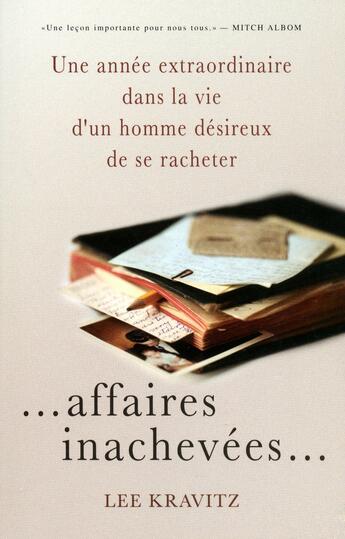 Couverture du livre « Affaires inachevées » de Lee Kravitz aux éditions Tresor Cache