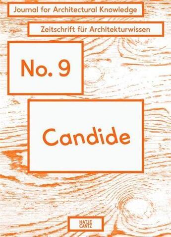 Couverture du livre « Candide 9 /anglais/allemand » de Kockelkorn Anne aux éditions Hatje Cantz