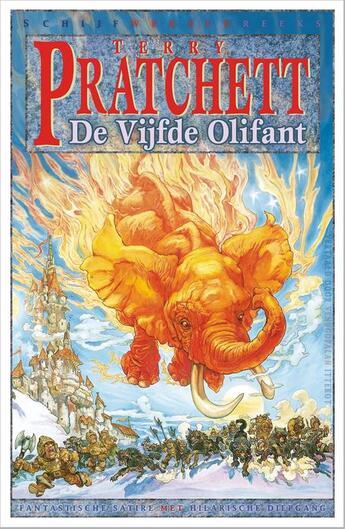 Couverture du livre « De vijfde olifant » de Terry Pratchett aux éditions Meulenhoff Boekerij B.v.