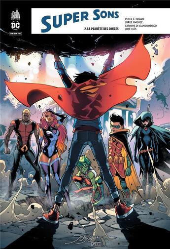 Couverture du livre « Super Sons Tome 2 : la planète des singes » de Peter J. Tomasi et Jorge Jimenez et Collectif aux éditions Urban Comics