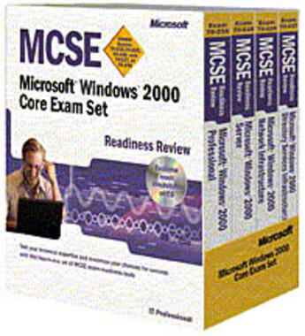 Couverture du livre « Mcse Readiness Review Microsoft Windows 2000 ; Core Exam Set » de Microsoft Corporation aux éditions Microsoft Press