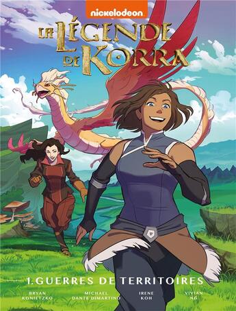 Couverture du livre « La légende de Korra Tome 1 : guerres de territoires » de Michael Dante Dimartino et Bryan Konietzko et Irene Koh et Vivian Ng aux éditions Hachette Comics