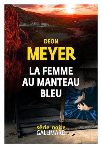 Couverture du livre « La femme au manteau bleu » de Deon Meyer aux éditions Gallimard