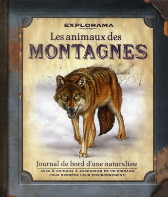 Couverture du livre « Explorama ; les animaux des montagnes » de  aux éditions Casterman