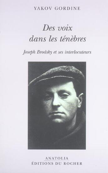 Couverture du livre « Des voix dans les tenebres » de Gordine Y aux éditions Rocher