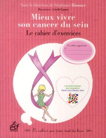 Couverture du livre « Mieux vivre son cancer du sein » de Honore S aux éditions Esf Prisma