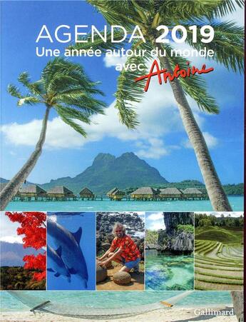 Couverture du livre « Agenda antoine 2019 » de Antoine aux éditions Gallimard-loisirs