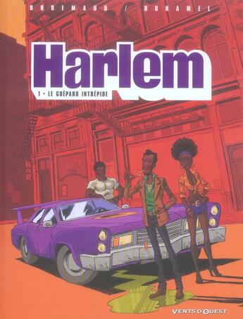 Couverture du livre « Harlem - Tome 01 : Le guépard intrépide » de Bruno Duhamel et Frederic Brremaud aux éditions Vents D'ouest