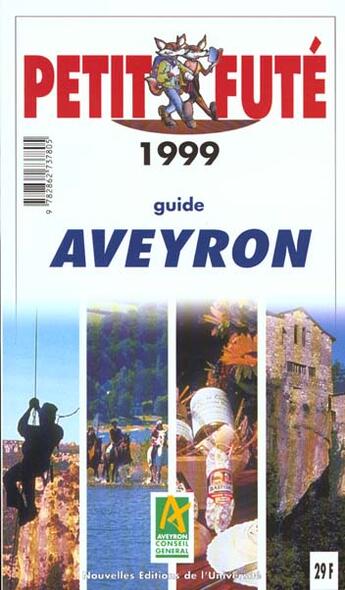 Couverture du livre « Aveyron 1999, le petit fute (reserve hypers) » de Collectif Petit Fute aux éditions Le Petit Fute