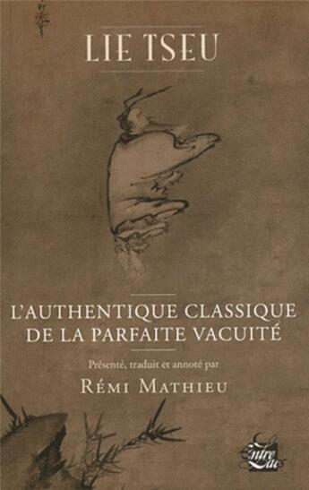 Couverture du livre « Lie Tseu » de Remi Mathieu aux éditions Medicis Entrelacs