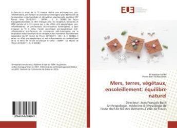 Couverture du livre « Mers, terres, vegetaux, ensoleillement: equilibre naturel - directeur: jean francois bachanthropolog » de Hassane Sidibe And P aux éditions Editions Universitaires Europeennes