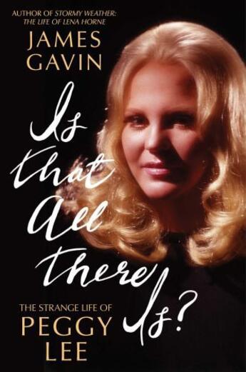 Couverture du livre « Is That All There Is? » de James Gavin aux éditions Atria Books