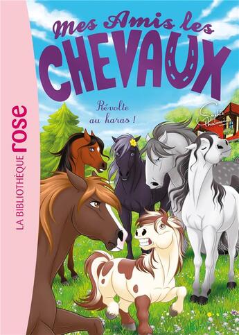 Couverture du livre « Mes amis les chevaux t.42 : révolte au haras ! » de Sophie Thalmann aux éditions Hachette Jeunesse