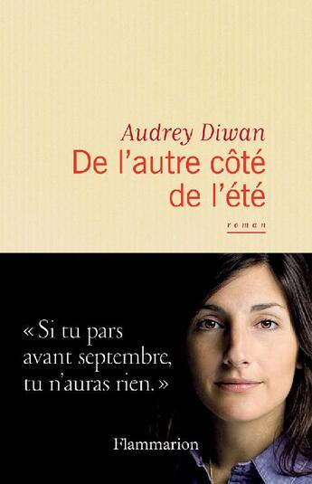 Couverture du livre « De l'autre côté de l'été » de Audrey Diwan aux éditions Flammarion