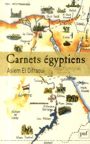 Couverture du livre « Carnets égyptiens » de Abdelasien El Difraoui aux éditions Puf