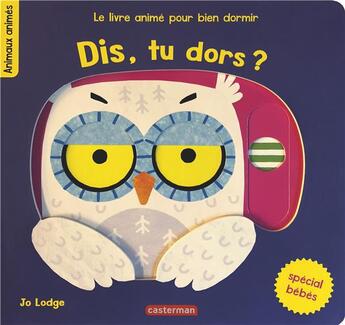 Couverture du livre « Dis, tu dors ? » de Jo Lodge aux éditions Casterman